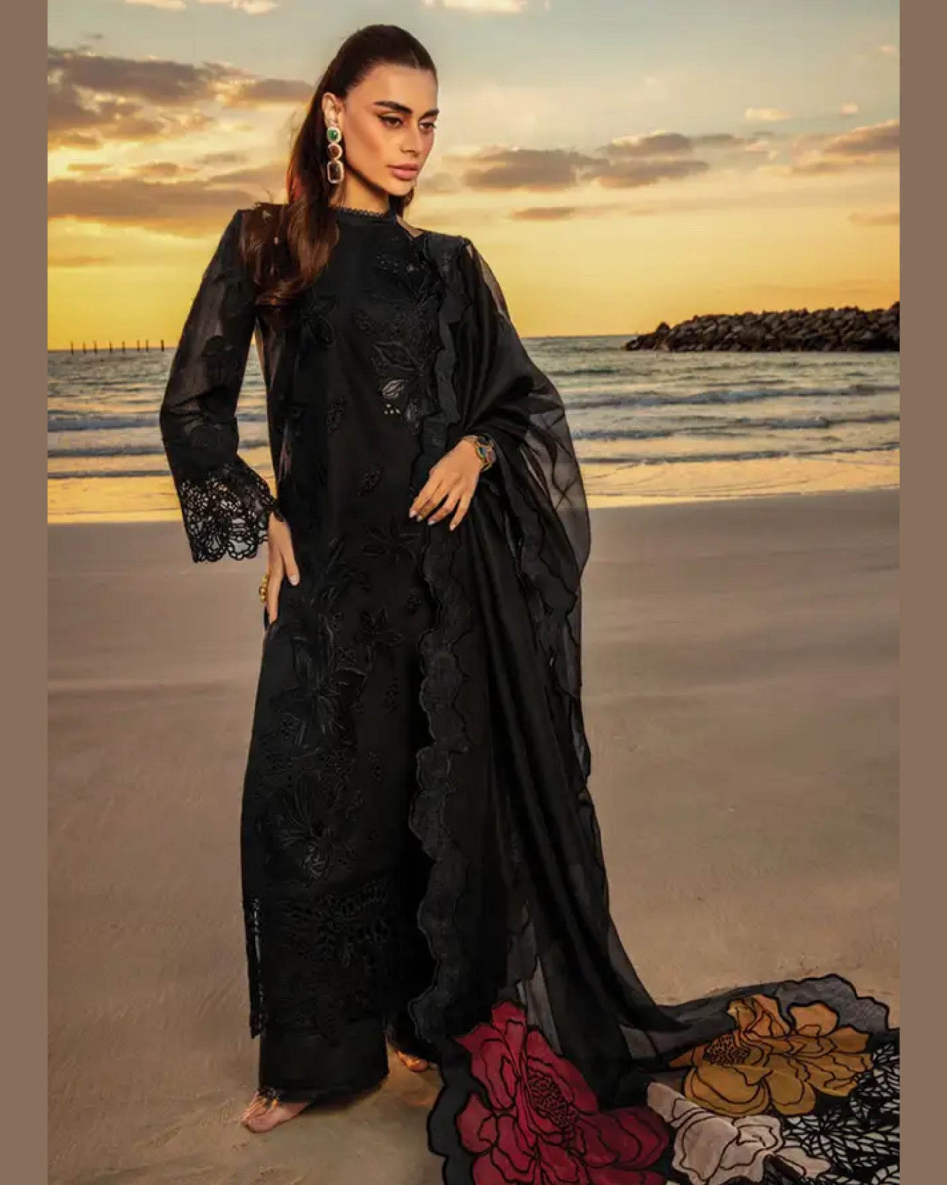 RANG RASIYA LAWN UNSTITCHED EMB 3PC - City Cloth House