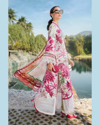 MARIA.B LAWN LUXURY UNSTICH PRINTED 3PC - City Cloth House