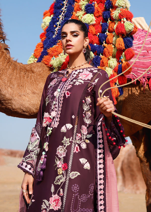 SAIRA SHAKIRA LAWN LUXURY UNSTITCHED 2-A EMB 3PC