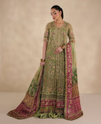 REPUBLIC ORGANZA UNSTITCHED EMB JULIANE SUIT