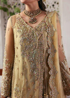 KANWAL MALIK NET UNSTITCHED EMB RUKHSAAR SUIT - City Cloth House