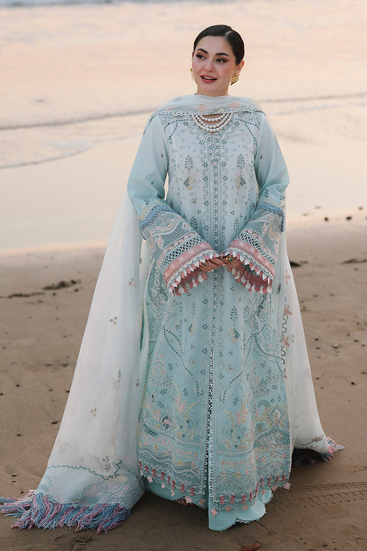 QALAMKAR LAWN PREMIUM UNSTITCHED AYRA EMB 3PC