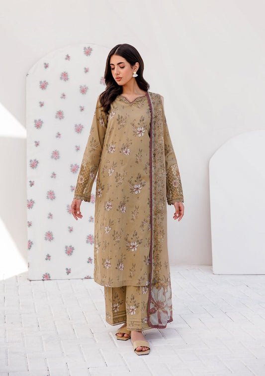 SAPPHIRE KARANDI PRINTED UNSTICHED 3PC