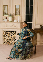 BAROQUE LAWN PRINTED UNSTICH 3PC - City Cloth House