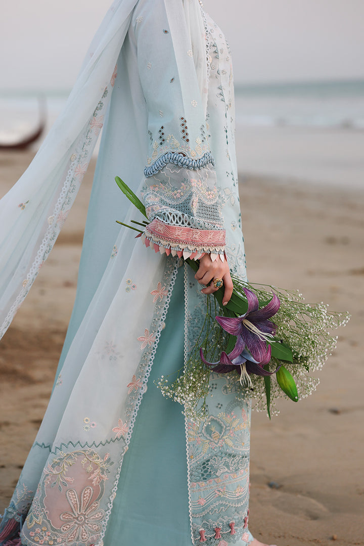 QALAMKAR LAWN PREMIUM UNSTITCHED AYRA EMB 3PC