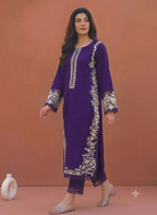 Zuri | Emb Unstitched Lawn 2pc