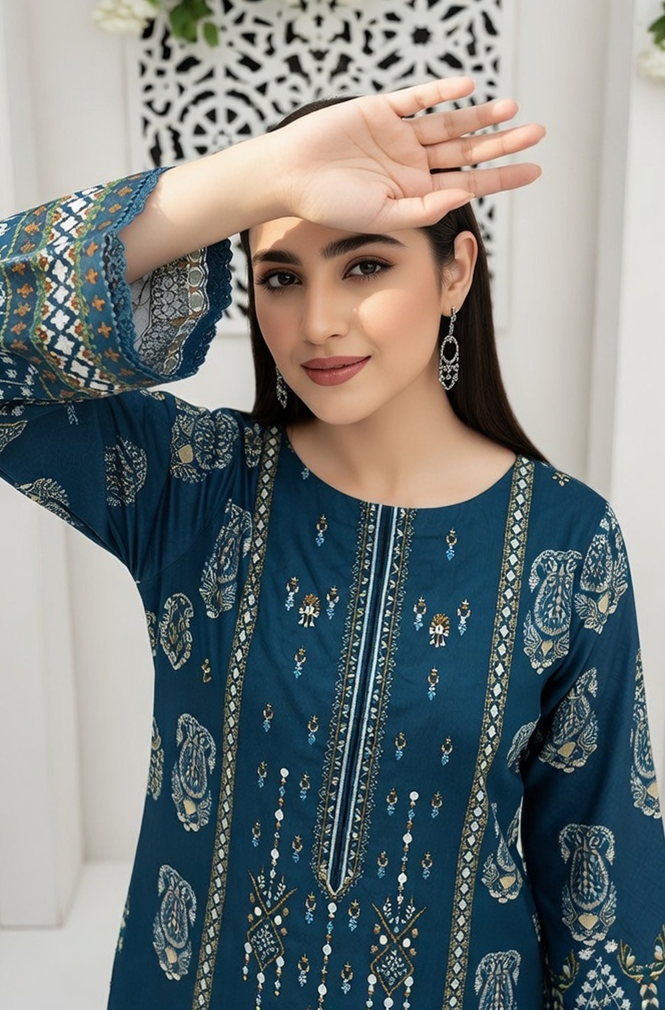MIRAAL LAWN PRINTED UNSTICH VOL-2 3PC