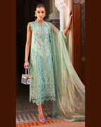 MARIA.B LAWN UNSTITCHED EMB 3PC - City Cloth House