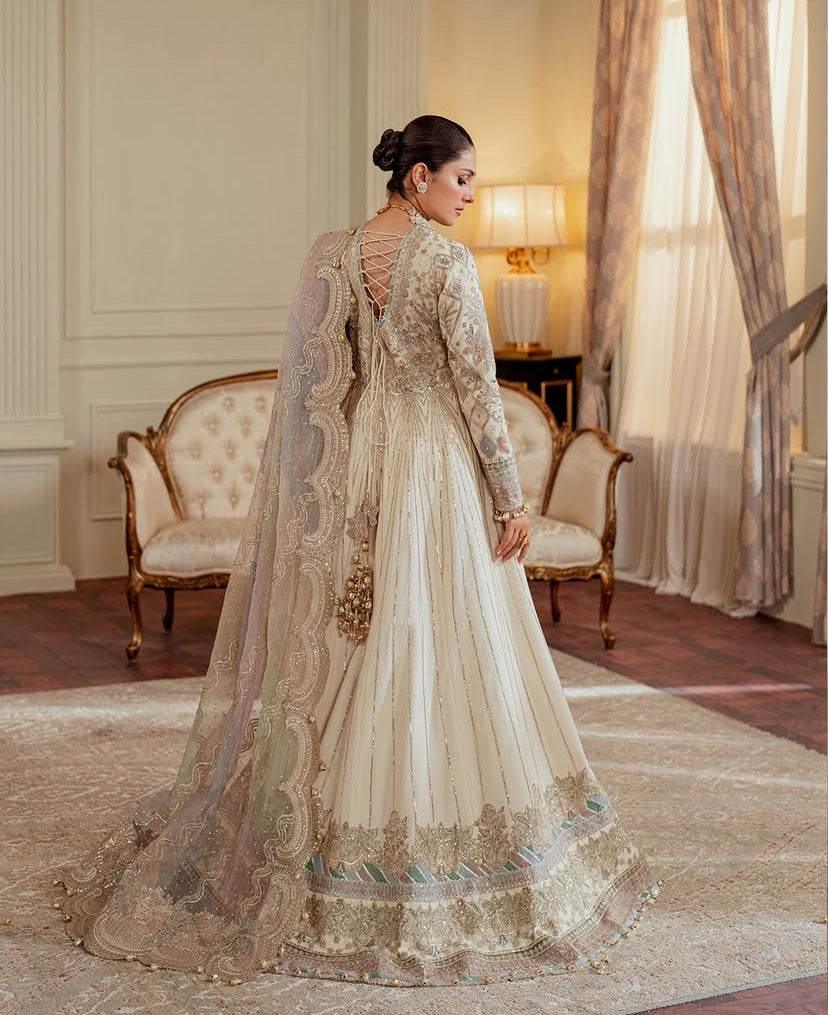 BAROQUE ORGANZA UNSTITCHED EMB MAXI - City Cloth House