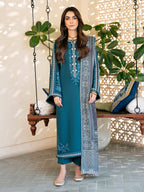 Nilofer | Emb Unstitched Dhanak 3pc