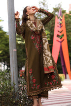 Flora | Emb Unstitched Dhanak 3pc
