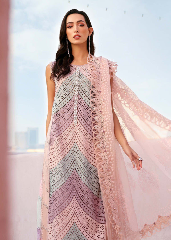 MARIA.B LAWN PREMIUM UNSTITCHED 12-B EMB 3PC