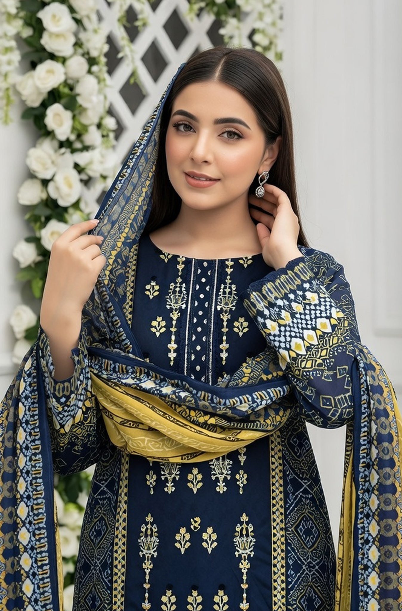 MIRAAL LAWN PRINTED UNSTICH VOL-2 3PC