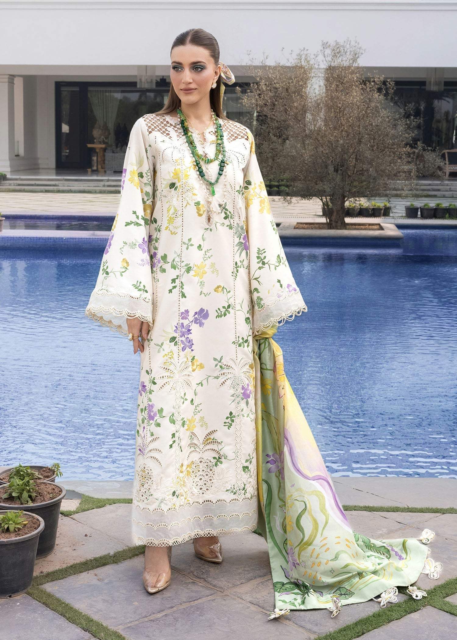 Gulzar | Emb Unstitched Lawn 3pc