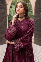 FARASHA LAWN LUXURY UNSTITCHED EMB 3PC