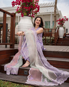 FAIZA SAQLAIN LAWN PREMIUM UNSTITCHED SUELA EMB 3PC