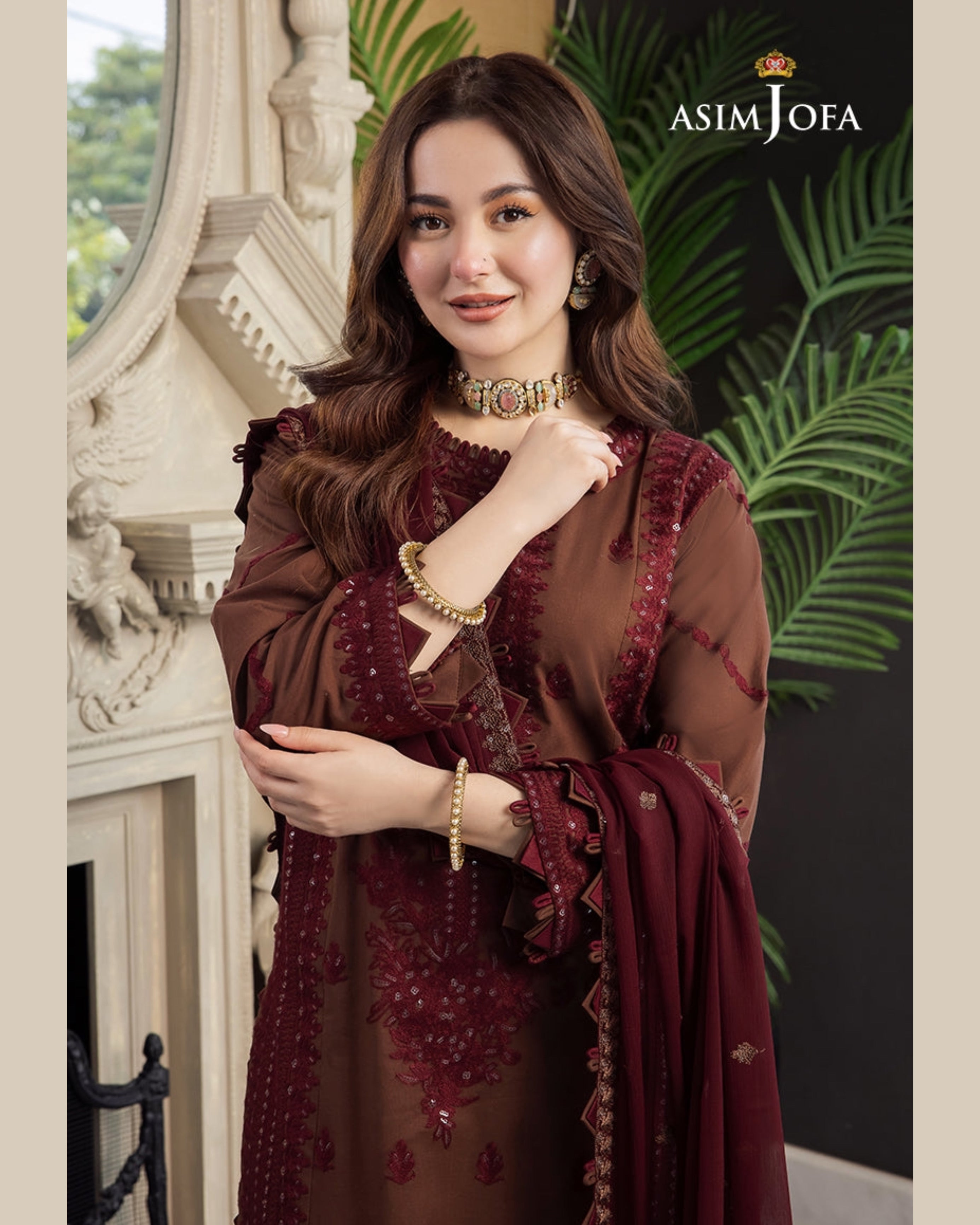 ASIM JOFA LAWN UNSTICH EMB 3PC