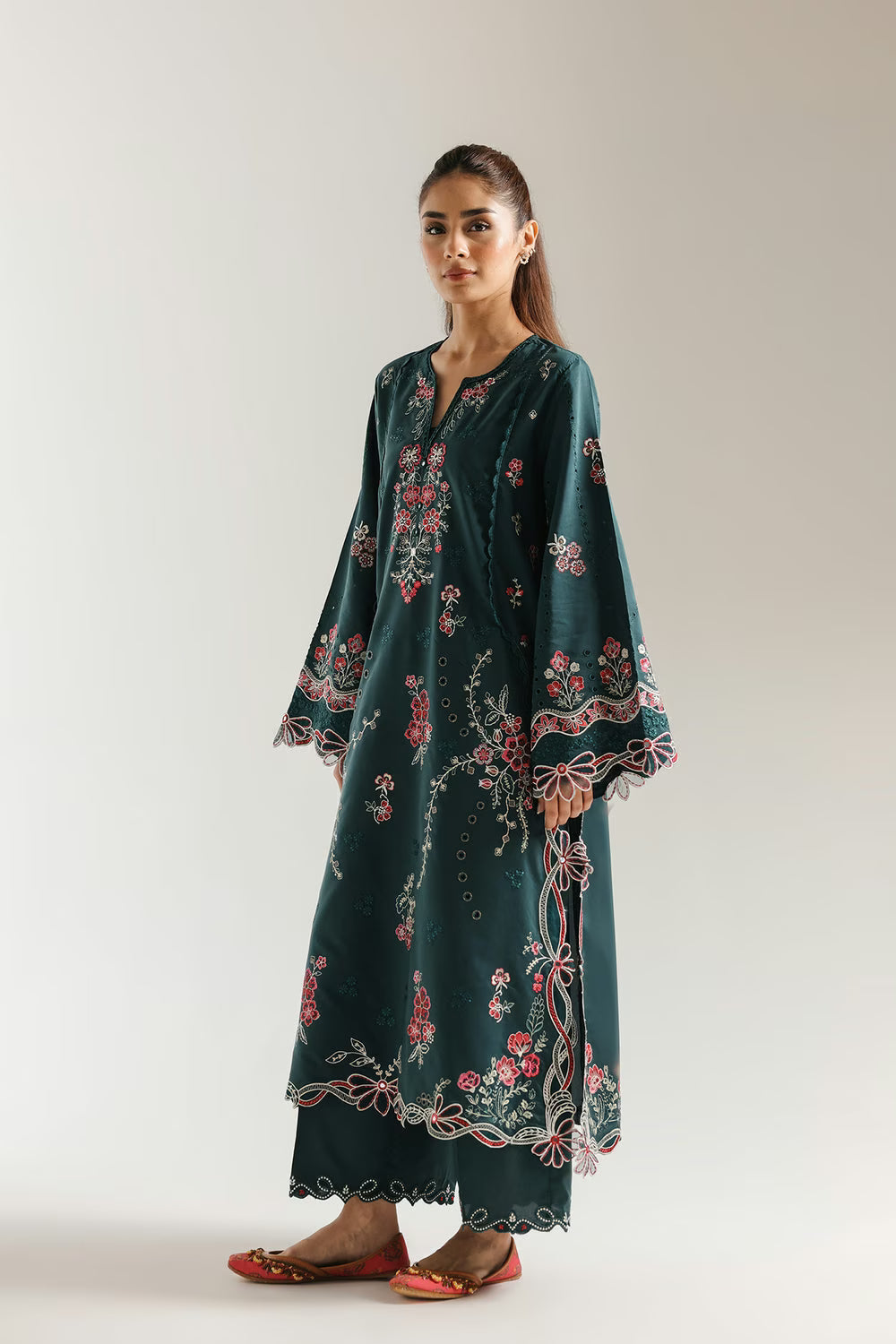 Afsoon | Emb Unstitched Shamoz silk 2pc