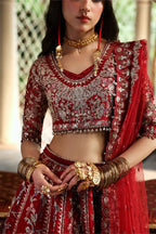 AFROZEH ORGANZA UNSTITCHED EMB SHEEN SUIT - City Cloth House