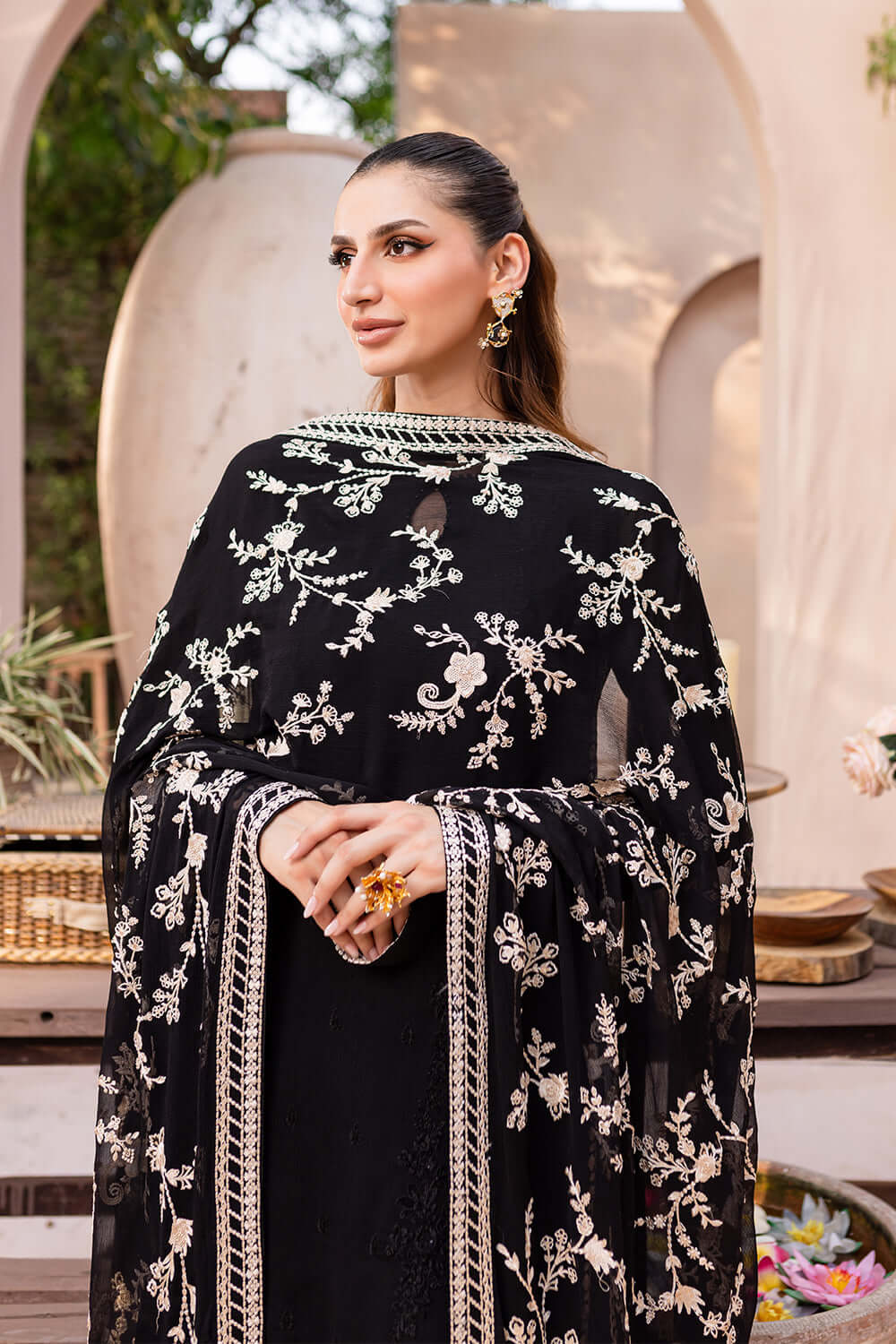 Naz | Emb Unstitched Lawn 3pc