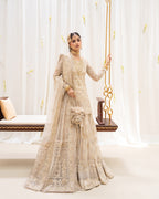 FAIZA SAQLAIN NET UNSTITCHED EMB  SAFAK MAXI