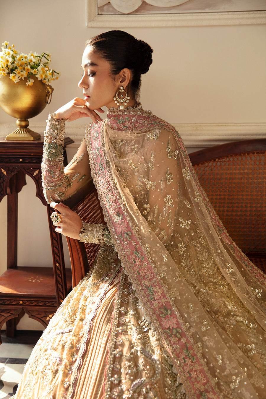 SORAYA ORGANZA UNSTITCHED EMB IRINE MAXI - City Cloth House