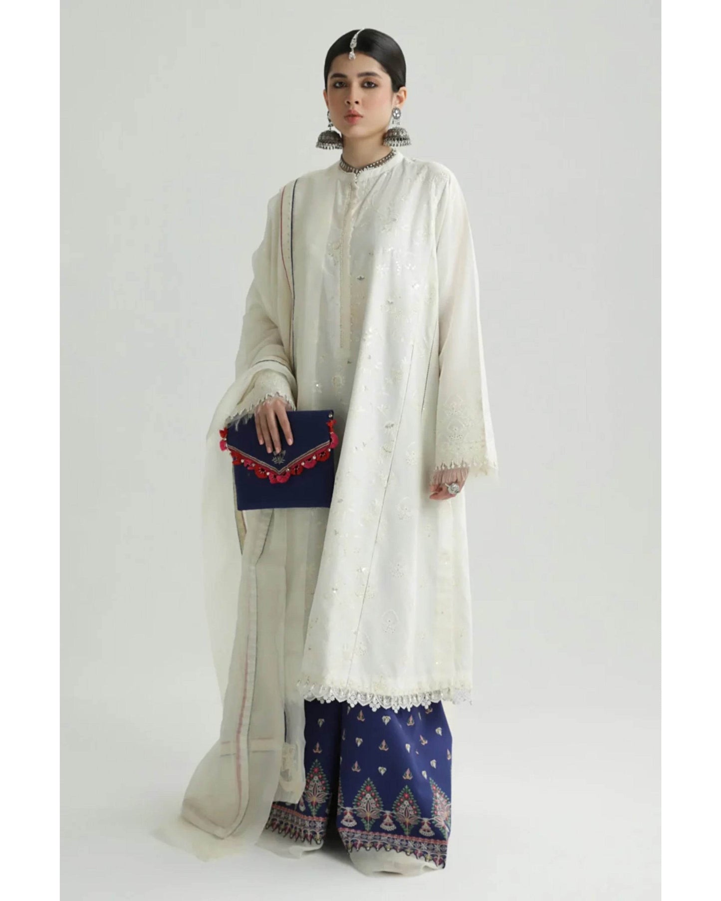 ZARA SHAHJAHAN LAWN UNSTITCHED EMB 3PC - City Cloth House