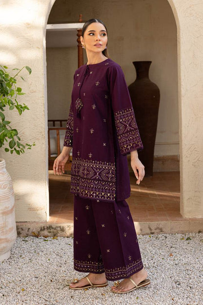BATIK LAWN LUXURY UNSTICH EMB 2PC - City Cloth House