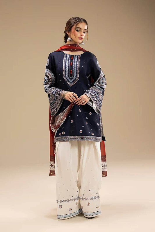 JAZMIN LAWN PREMIUM UNSTITCHED EMB 3PC - City Cloth House