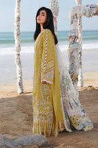 QALAMKAR LAWN PREMIUM UNSTITCHED HIRA EMB 3PC