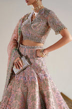 SUFFUSE ORGANZA UNSTITCHED EMB AAB-E-ZAR D-2 MAXI - City Cloth House