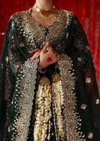 AFROZEH ORGANZA UNSTITCHED EMB AFS-25-01 MAXI - City Cloth House