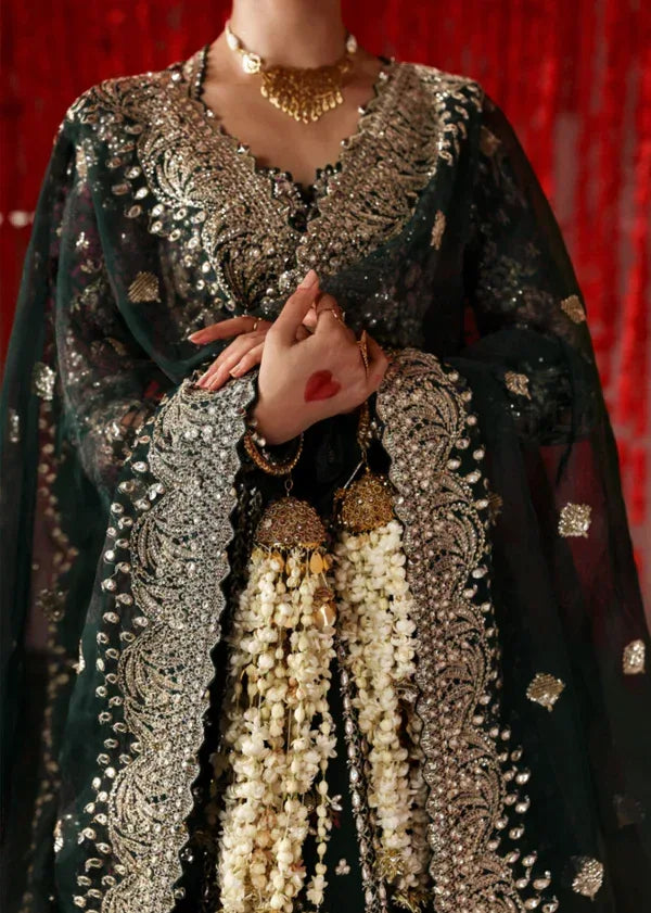 AFROZEH ORGANZA UNSTITCHED EMB AFS-25-01 MAXI - City Cloth House