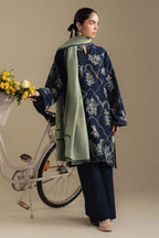 Indigo | Emb Unstitched Lawn 3pc