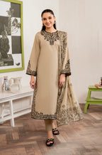 Zunairah | Emb Unstitched Dhanak 3pc