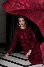 Nafs | Emb Unstitched Dhanak 3pc