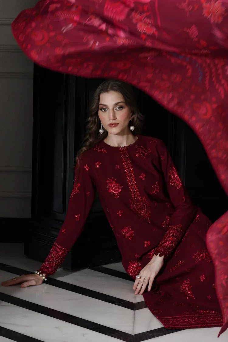 Nafs | Emb Unstitched Dhanak 3pc
