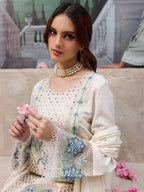 QALAMKAR LAWN PREMIUM UNSTITCHED EMB 3PC