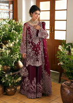 KANWAL MALIK ORGANZA UNSTITCHED EMB SAFIYA SUIT - City Cloth House
