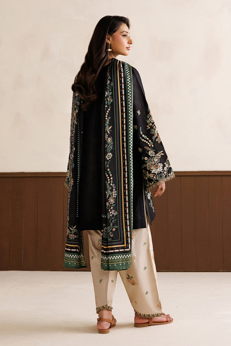 Siyah | Emb Unstitched Dhanak 3pc