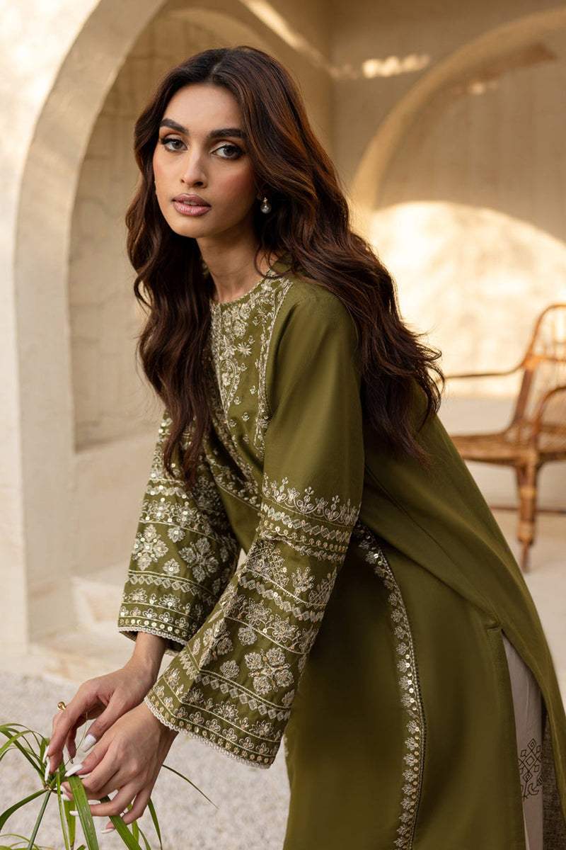 Sage | Emb Unstitched Lawn 2pc