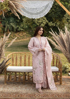 ELAF LAWN LUXURY UNSTITCHED EMB 3PC