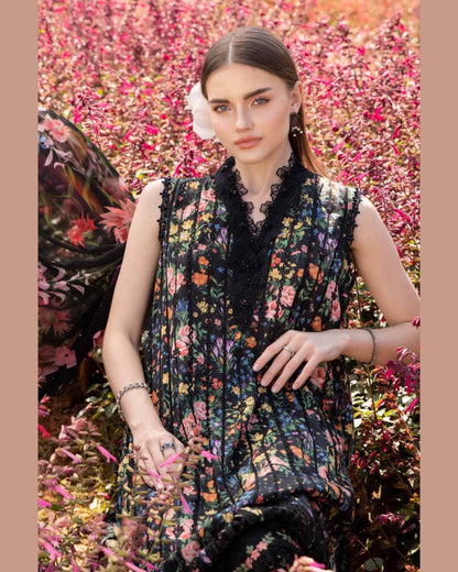 MARIA.B LAWN PREMIUM UNSTICH PRINTED 3PC - City Cloth House
