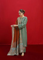 Zareen | Emb Unstitched Dhanak 3pc