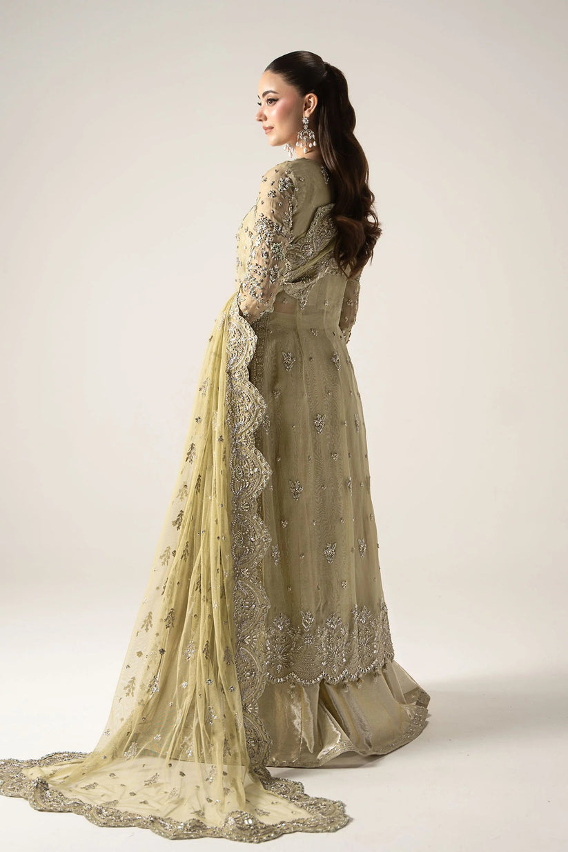 MARIA.B NET UNSTITCHED EMB MAXI