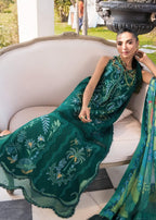CRIMSON LAWN LUXURY UNSTITCHED D-3B EMB 3PC