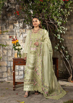 ELAF LAWN LUXURY UNSTITCHED EMB 3PC