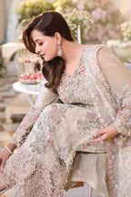 MARIA.B CHIFFON UNSTITCHED EMB D-7 SUIT