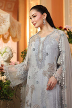 MARIA.B CHIFFON UNSTITCHED EMB D-6 SUIT
