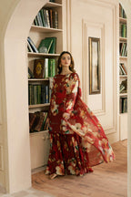 BAROQUE LAWN PRINTED UNSTICH 3PC - City Cloth House